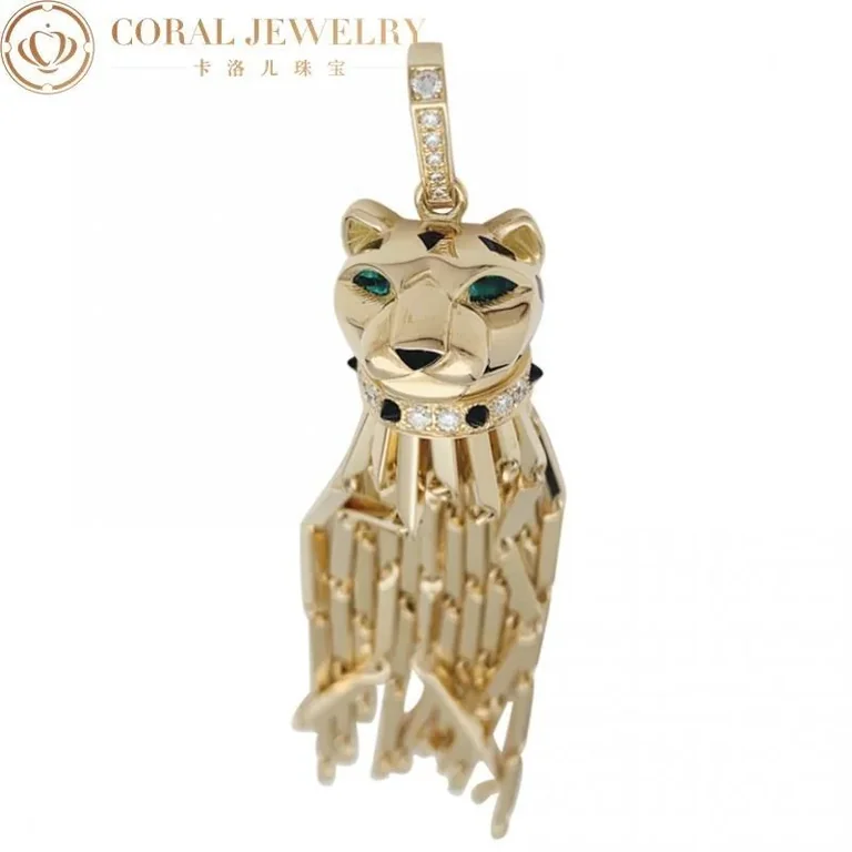 Cartier Panthère de N7051000 Cartier Necklace Yellow Gold Long Tassel Spotted Panthere Pendant 10