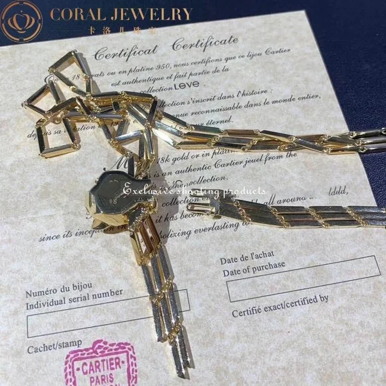 Cartier Panthère de Cartier Necklace Yellow Gold Diamond Peridot Onyx Lacquer Tassel 9