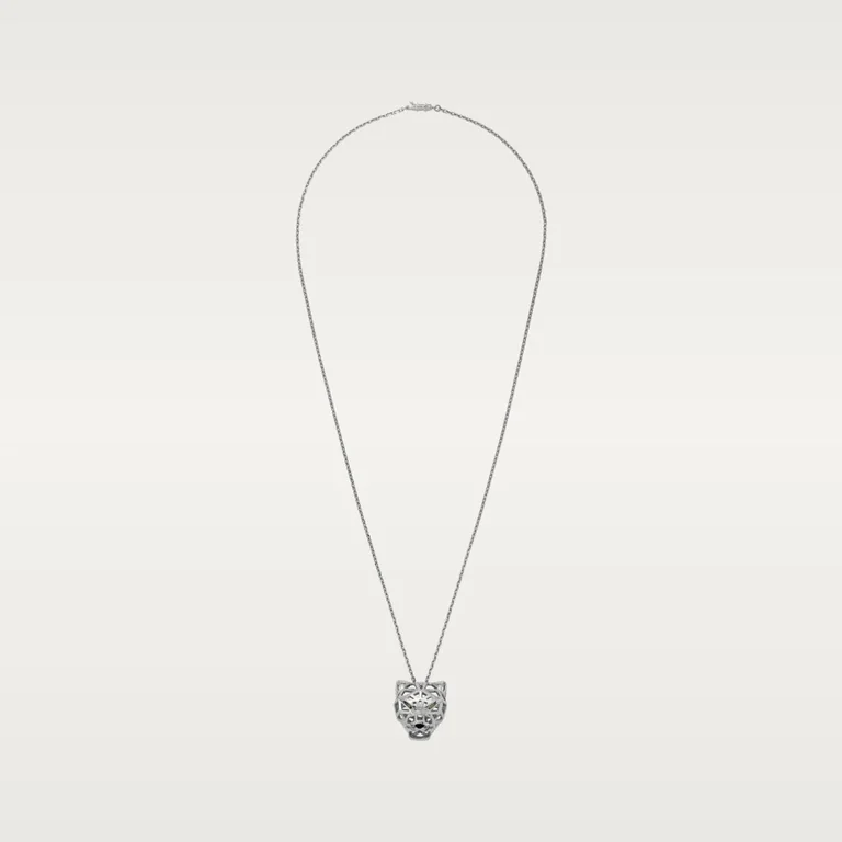 Cartier Panthère de N7424210 Cartier Necklace White Gold Tsavorite Garnets Onyx 1