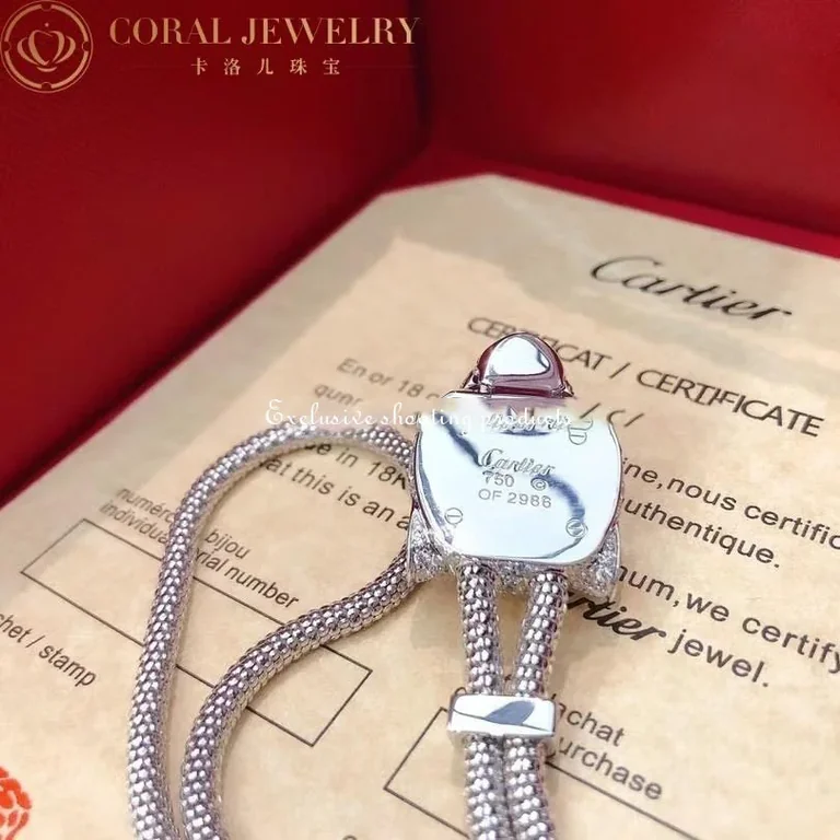 Cartier Panthère de N7408238 Cartier Necklace White Gold Pave Diamond 5