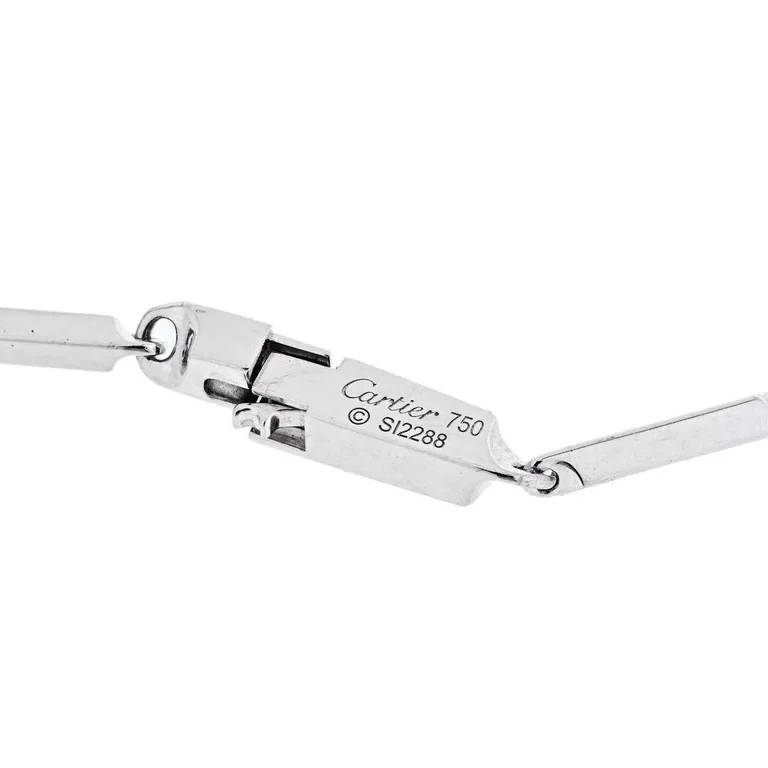 Cartier Panthère de N3028600 Cartier Necklace White Gold Black Ceramic Onyx Emeralds 5