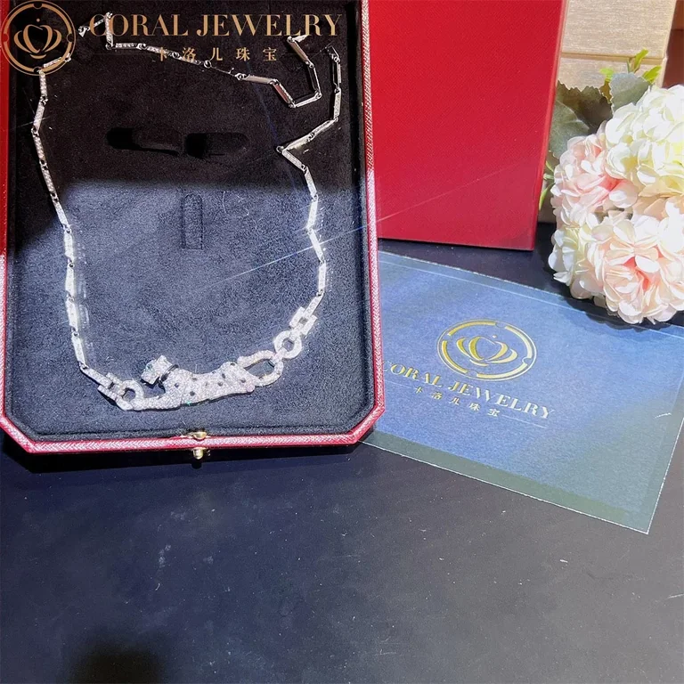 Cartier Panthère de N7048700 Cartier Necklace in White Gold 14