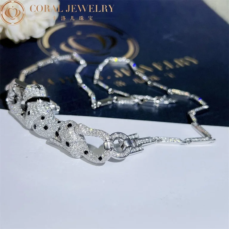 Cartier Panthère de N7048700 Cartier Necklace in White Gold 11