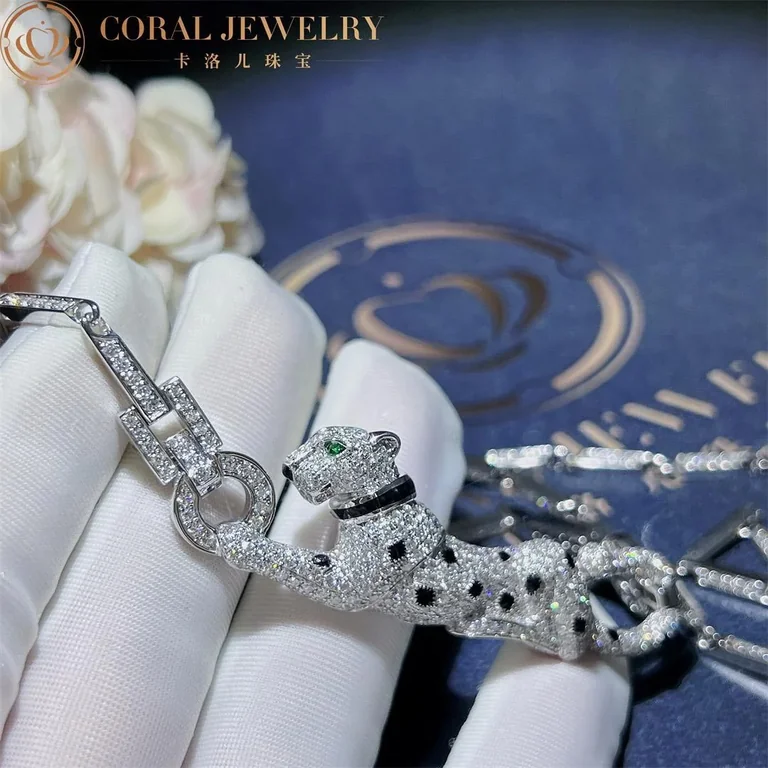 Cartier Panthère de N7048700 Cartier Necklace in White Gold 7