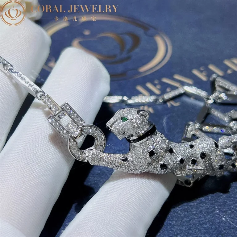 Cartier Panthère de N7048700 Cartier Necklace in White Gold 5