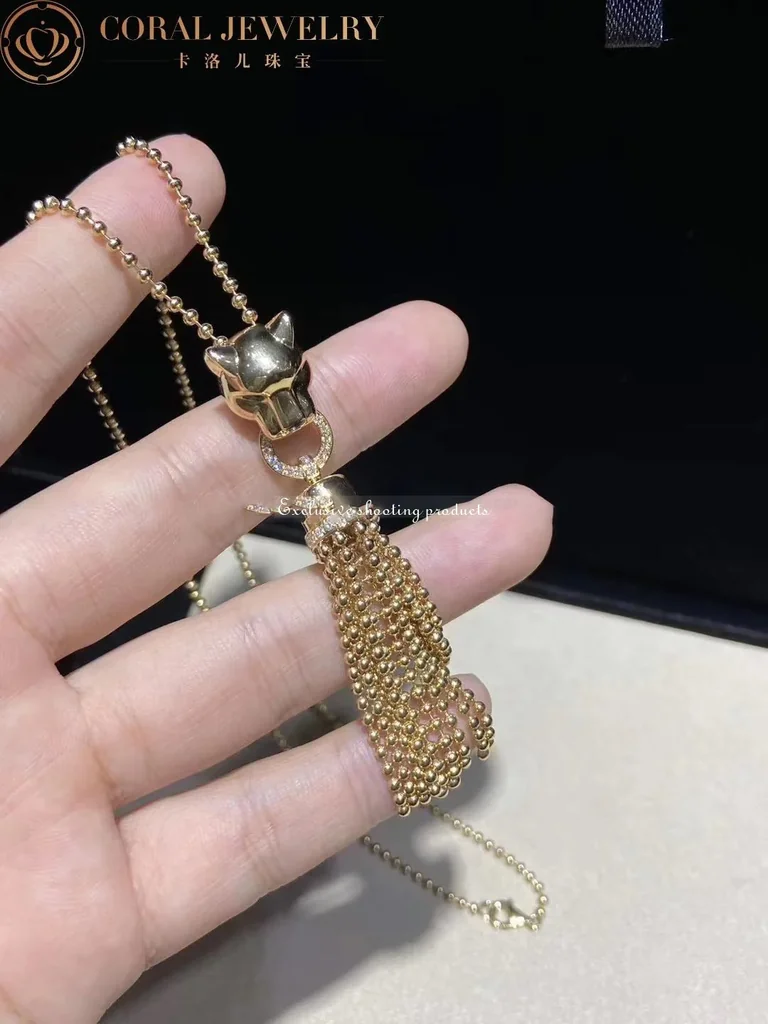 Cartier Panthère de Cartier Necklace Contemporary Panthere Panther Diamond Pendant Necklace N7424121 12