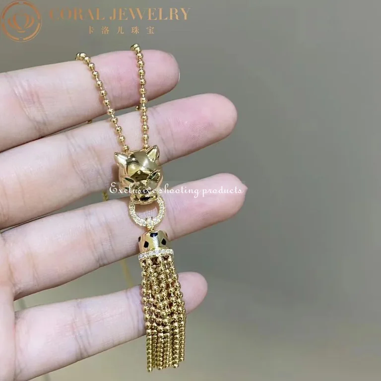 Cartier Panthère de Cartier Necklace Contemporary Panthere Panther Diamond Pendant Necklace N7424121 11