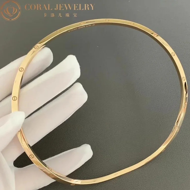 Cartier Love Necklace B7224761 Yellow Gold Collar 10