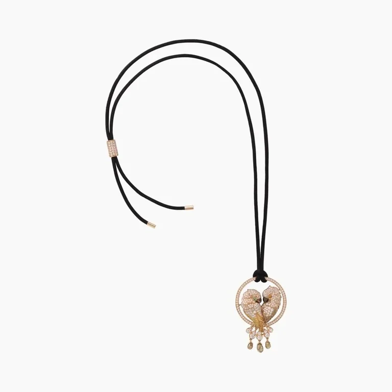 Cartier Les Oiseaux Libérés H7000080 Necklace Rose Gold Diamonds 3