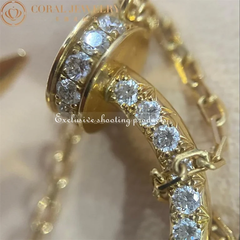 Cartier Juste un Clou Necklace B7224511 Yellow Gold Diamonds 10