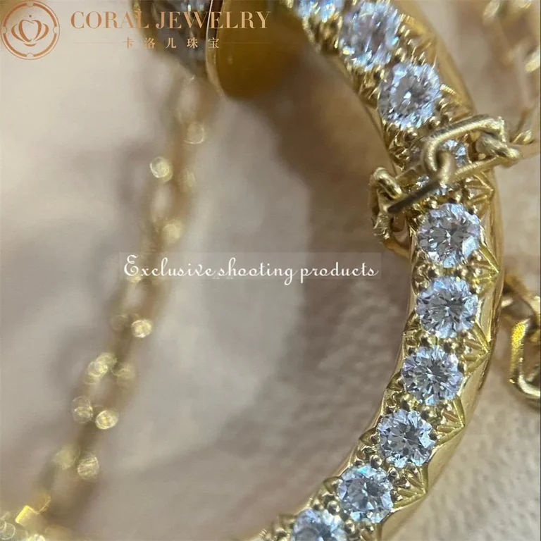 Cartier Juste un Clou Necklace B7224511 Yellow Gold Diamonds 6