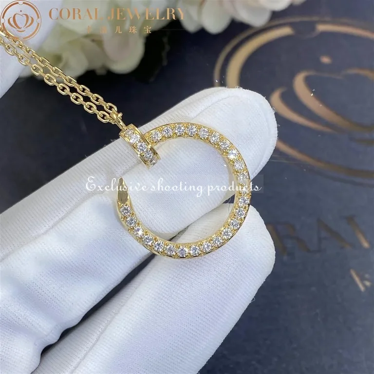 Cartier Juste un Clou Necklace B7224511 Yellow Gold Diamonds 5