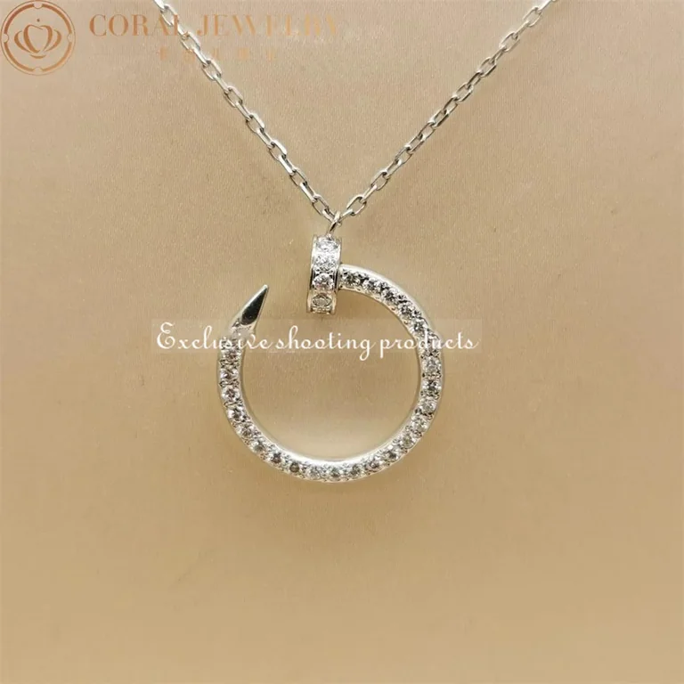 Cartier Juste un Clou B3046900 Necklace White Gold Diamonds 11