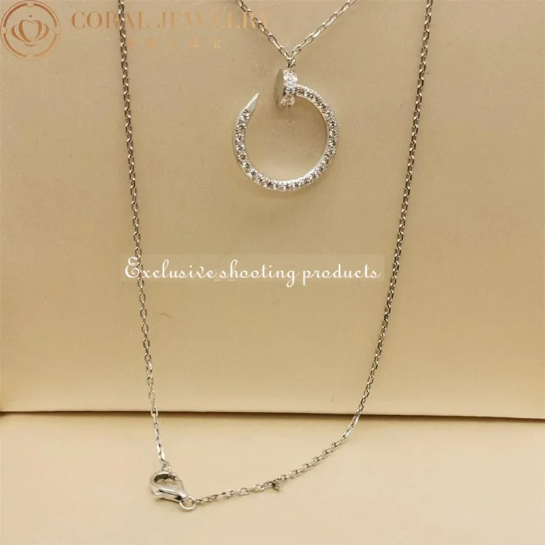 Cartier Juste un Clou B3046900 Necklace White Gold Diamonds 9
