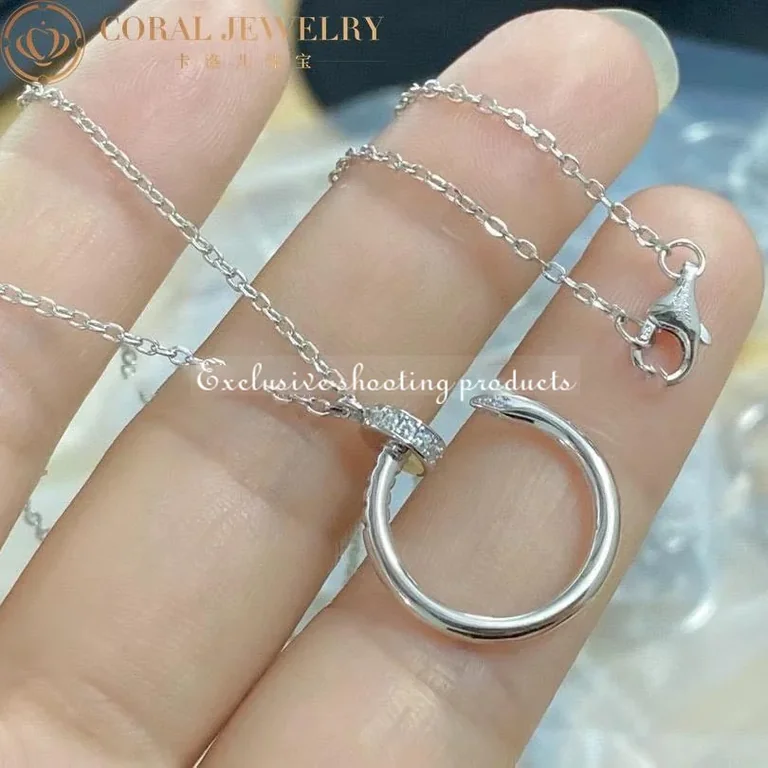 Cartier Juste un Clou B7224514 Necklace White Gold Diamonds 6