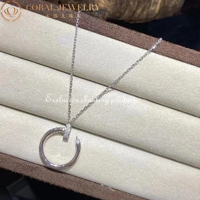 Cartier Juste un Clou B7224514 Necklace White Gold Diamonds 5