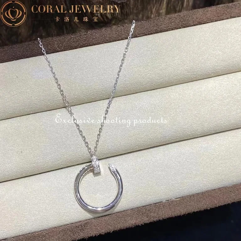 Cartier Juste un Clou B7224514 Necklace White Gold Diamonds 4