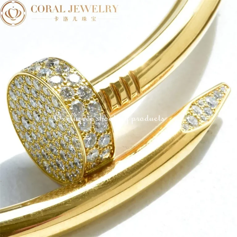 Cartier Juste un Clou Collar N7424270 Necklace Large Model Yellow Gold Diamonds