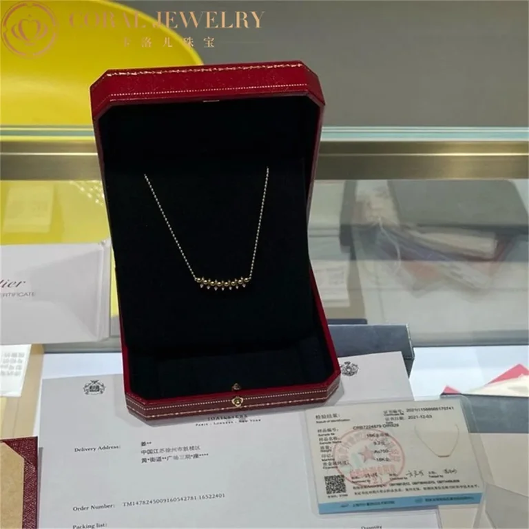 Cartier Clash De Cartier B7224879 Necklace Yellow Gold Limited Edition 2