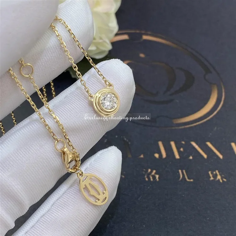 Cartier D?amour Necklace B7215500 Large Model Yellow Gold Diamond 7