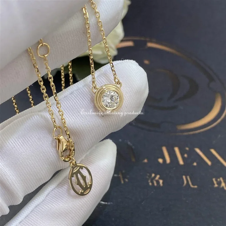 Cartier D?amour Necklace B7215500 Large Model Yellow Gold Diamond