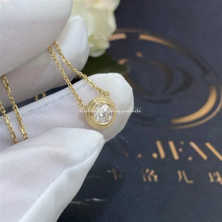 Cartier D?amour Necklace B7215500 Large Model Yellow Gold Diamond 6