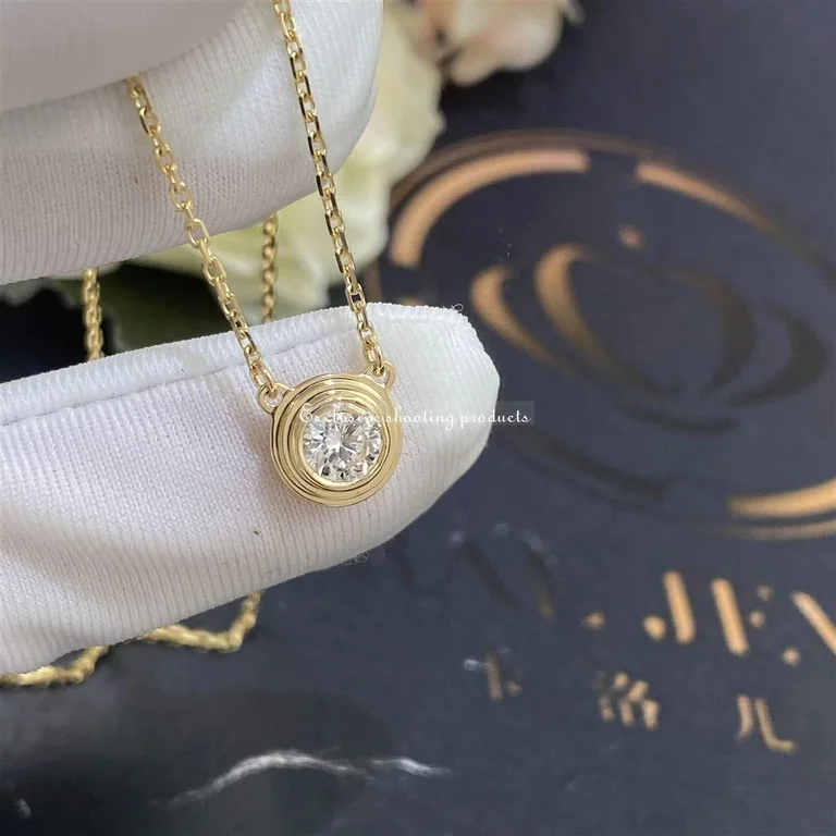 Cartier D?amour Necklace B7215500 Large Model Yellow Gold Diamond 3