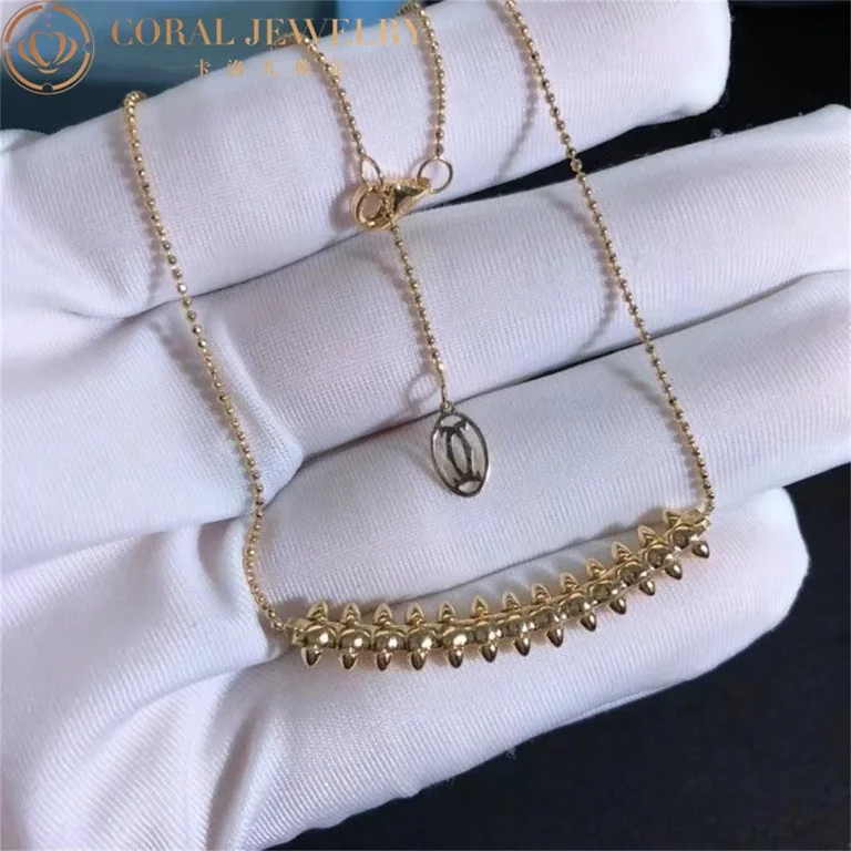 Cartier Clash De Cartier B722474 Necklace Small Model Rose Gold 10