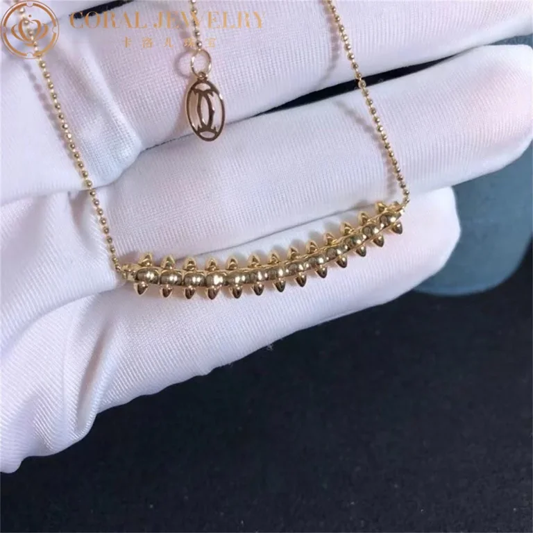 Cartier Clash De Cartier B722474 Necklace Small Model Rose Gold 9