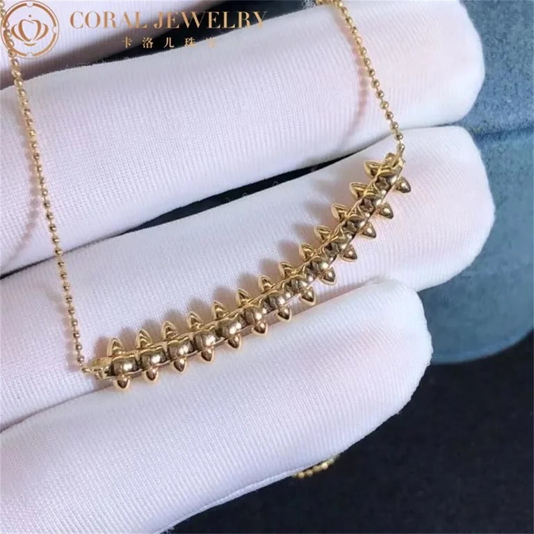 Cartier Clash De Cartier B722474 Necklace Small Model Rose Gold 8