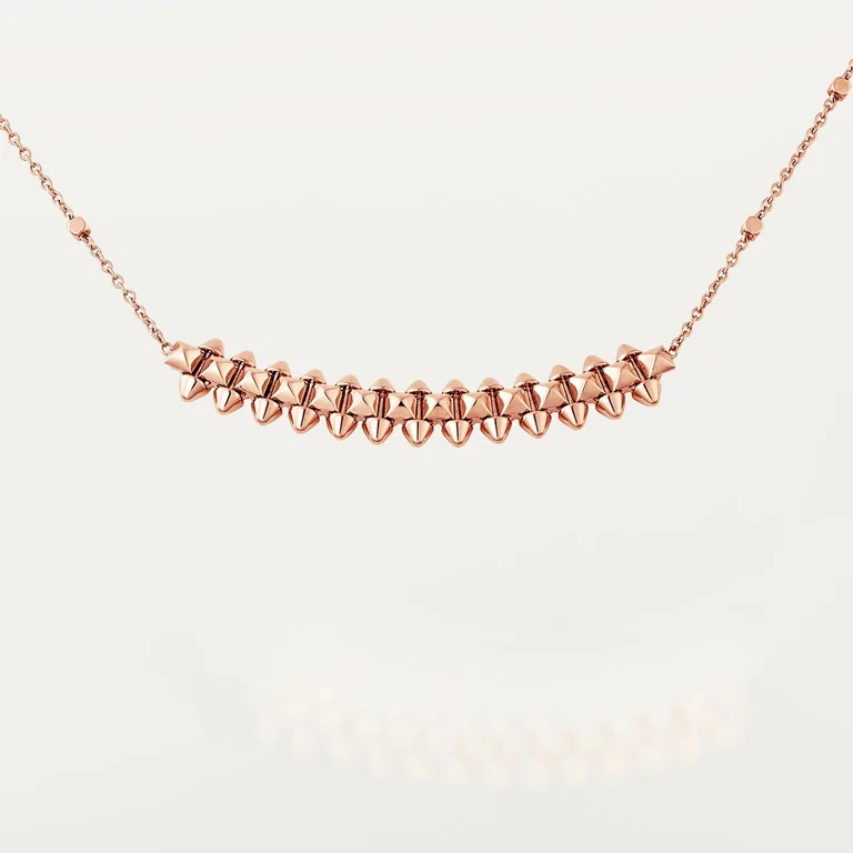 Cartier Clash De Cartier B722474 Necklace Small Model Rose Gold 6