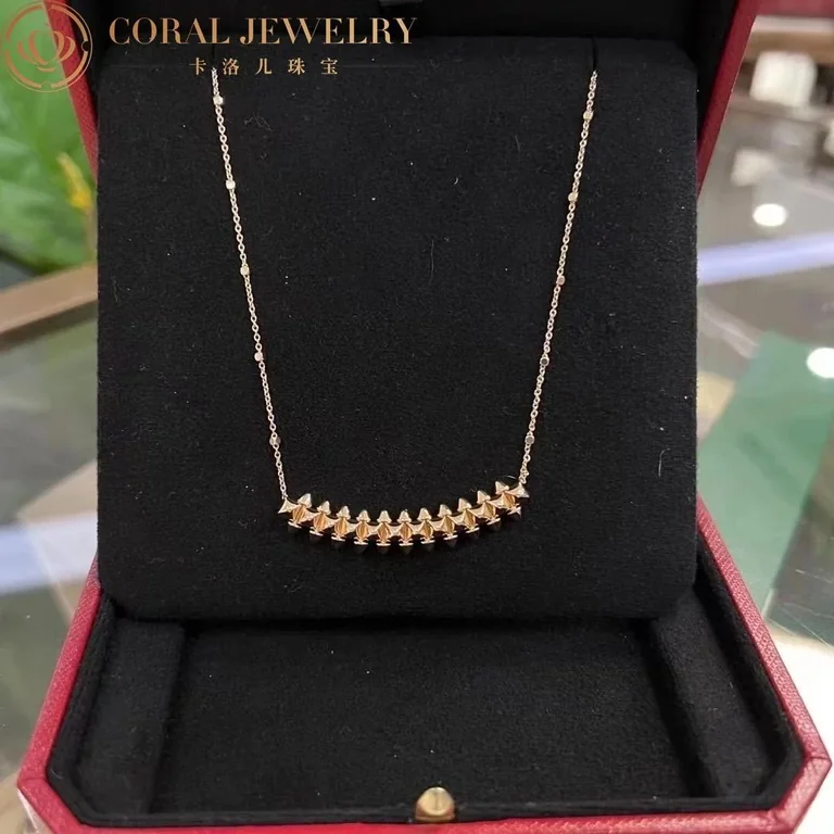 Cartier Clash De Cartier B7224745 Necklace Medium Model Rose Gold 4