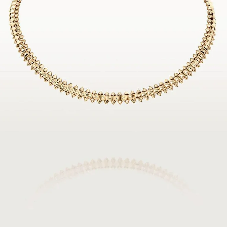 Cartier Clash De Cartier Flexible N7424407 Necklace Medium Model Yellow Gold 1