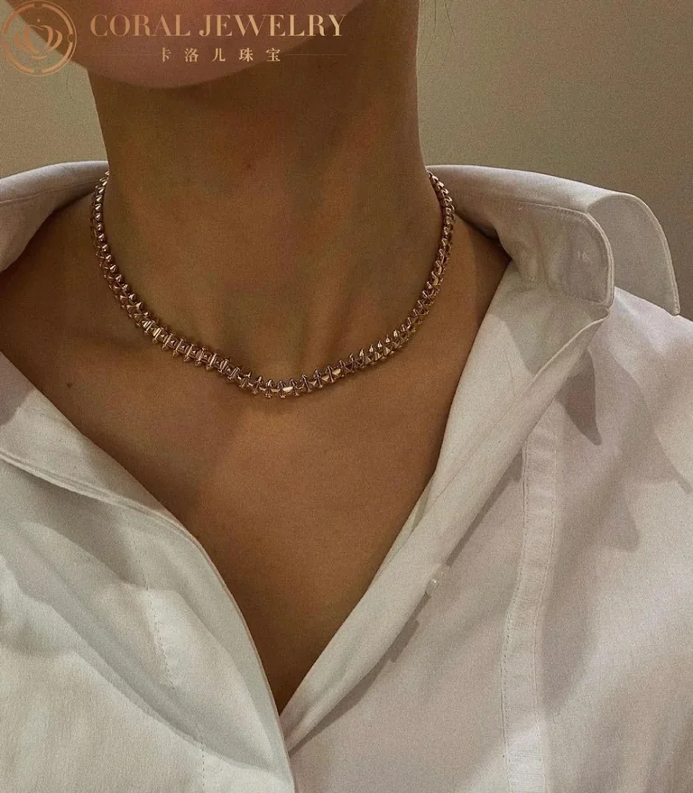 Cartier Clash De Cartier Flexible N7424407 Necklace Medium Model Yellow Gold 7