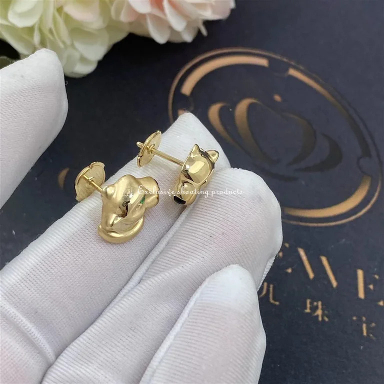 Cartier B8043900 Panthère de Cartier Earrings Yellow Gold 3