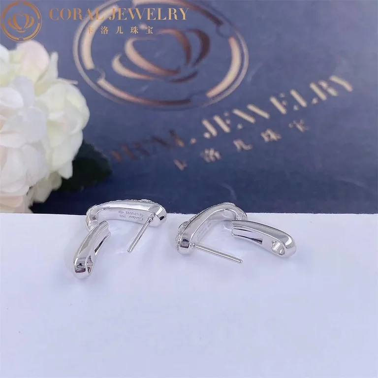 Cartier N8515155 Panthère de Cartier Earrings White gold onyx diamonds 4