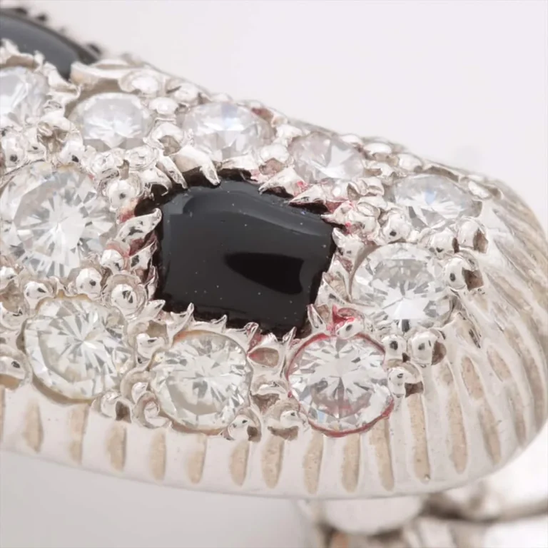 Cartier HP800776 Panthère de Cartier Earrings White Gold Diamonds Onyx
