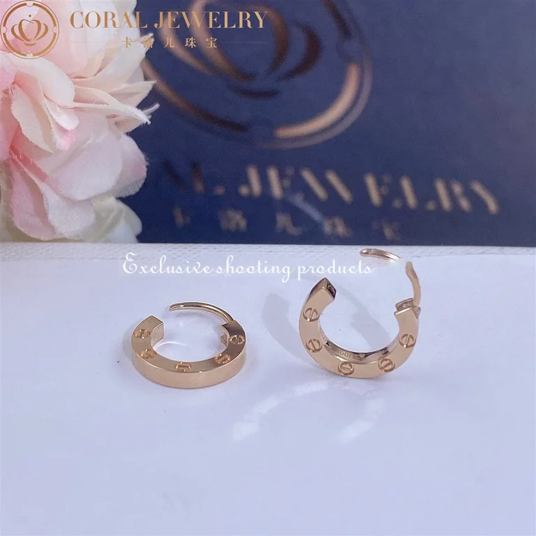 Cartier Love Single Earring B8301422 Rose Gold 4