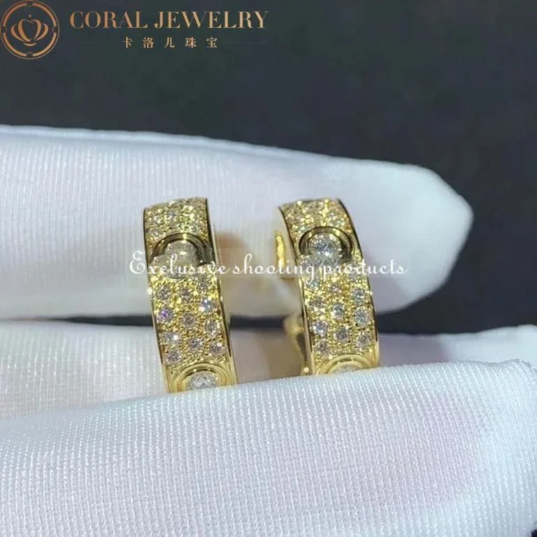 Cartier Love Earrings Diamonds-Paved Yellow Gold 5