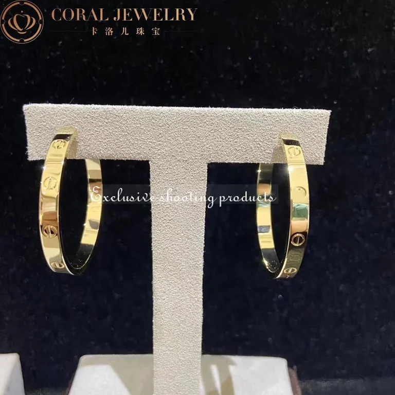 Cartier Love Earrings B8028200 Yellow Gold 6