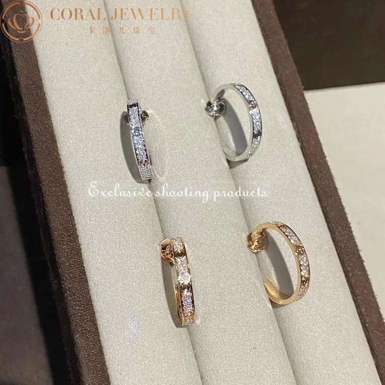 Cartier Love Earrings White Gold Ref N8515193 Coral 54