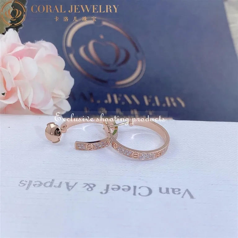 Cartier Love Earrings N8515192 Rose Gold 6
