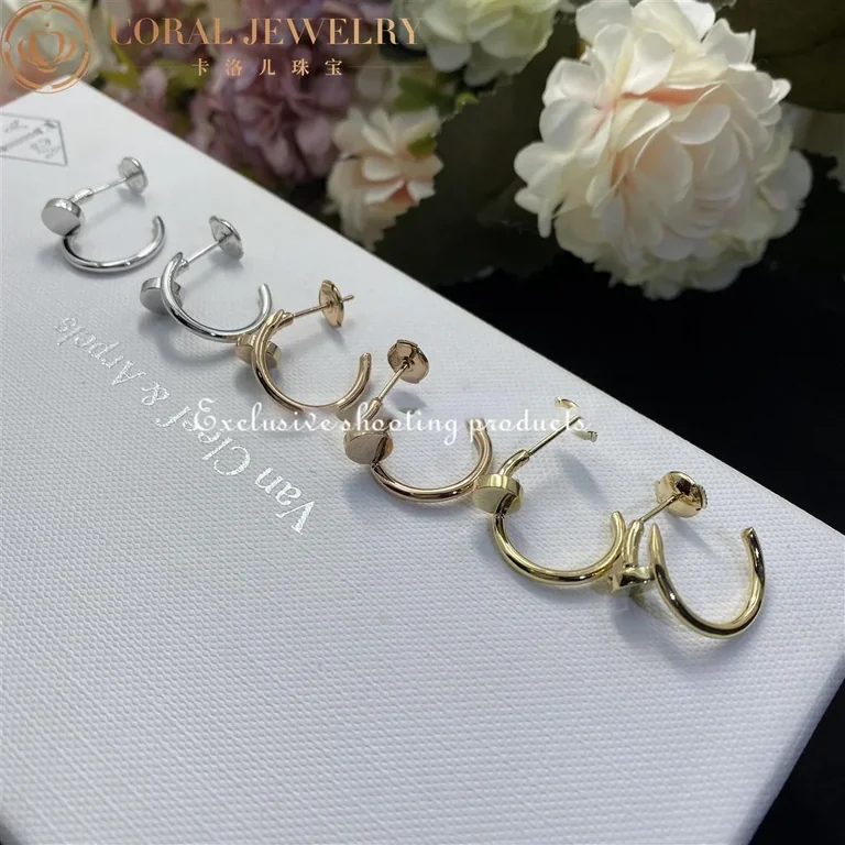 Cartier Juste un Clou B8301235 Earrings White Gold 5