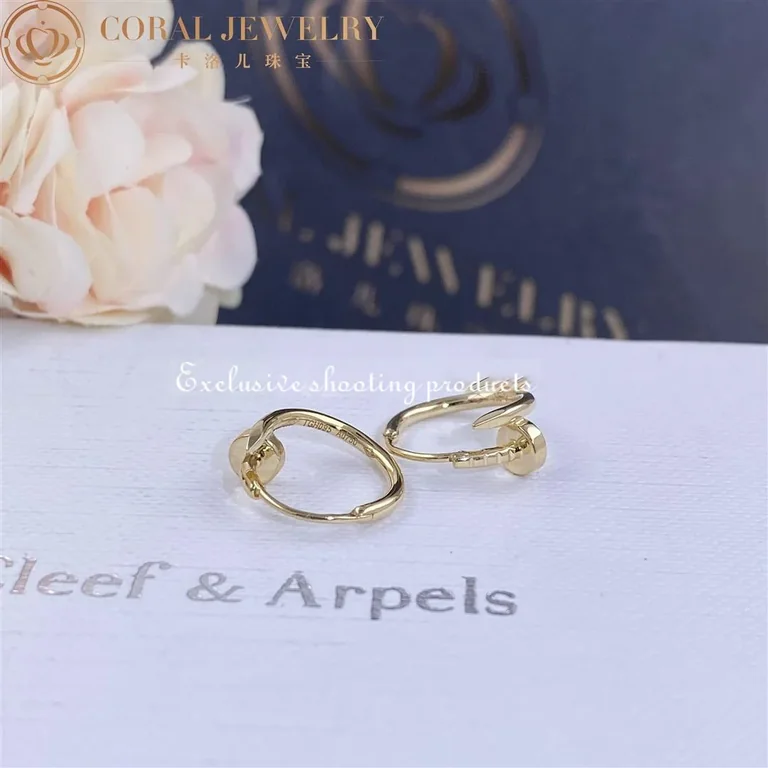 Cartier Juste un Clou B8301446 Earrings 18K Yellow Gold 3