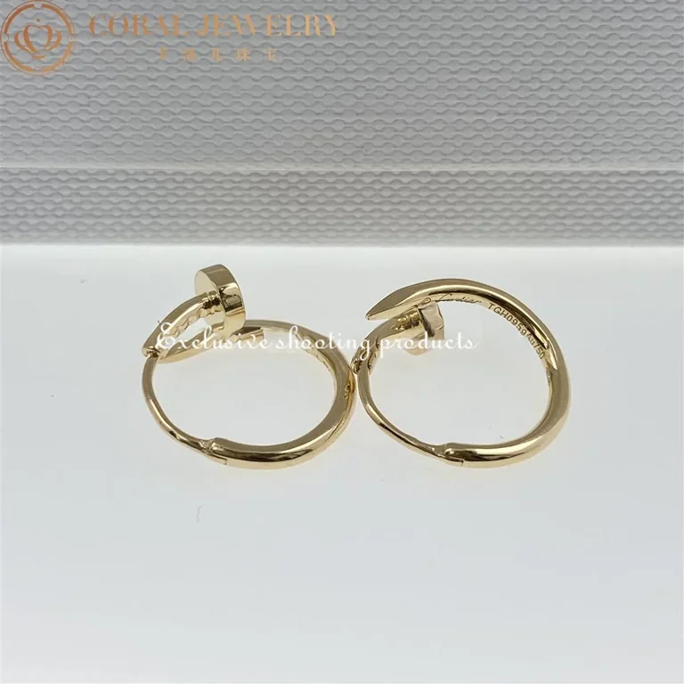Cartier Juste un Clou B8301446 Earrings 18K Yellow Gold 2