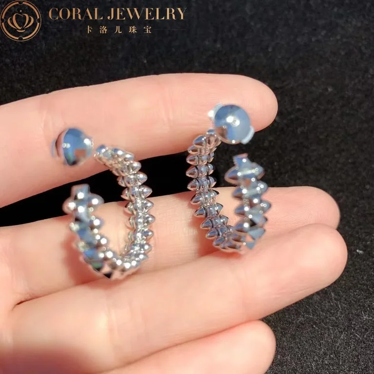 Cartier Clash De Cartier B8301415-WG Earrings Small Model Whit Gold 4