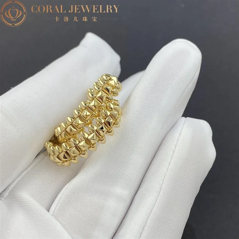 Cartier Clash De B8301415-YG Cartier Earrings Small Model Yellow Gold 3