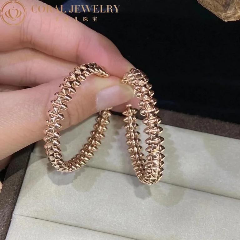 Cartier Clash De Cartier Hoop Earrings B8301416 Small Model 8