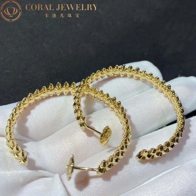Cartier Clash De Cartier B8301416-yg Hoop Earrings Small Model Yellow Gold 6