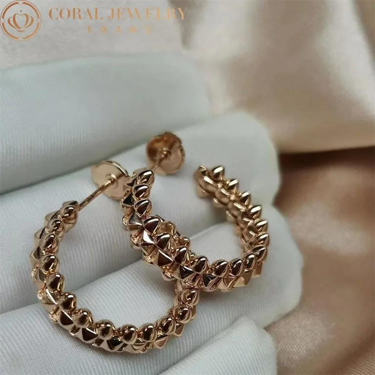 Cartier Clash De B8301415 Cartier Earrings Small Model Rose Gold 8